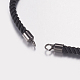 Nylon Twisted Cord Bracelet Making MAK-F019-04B-2