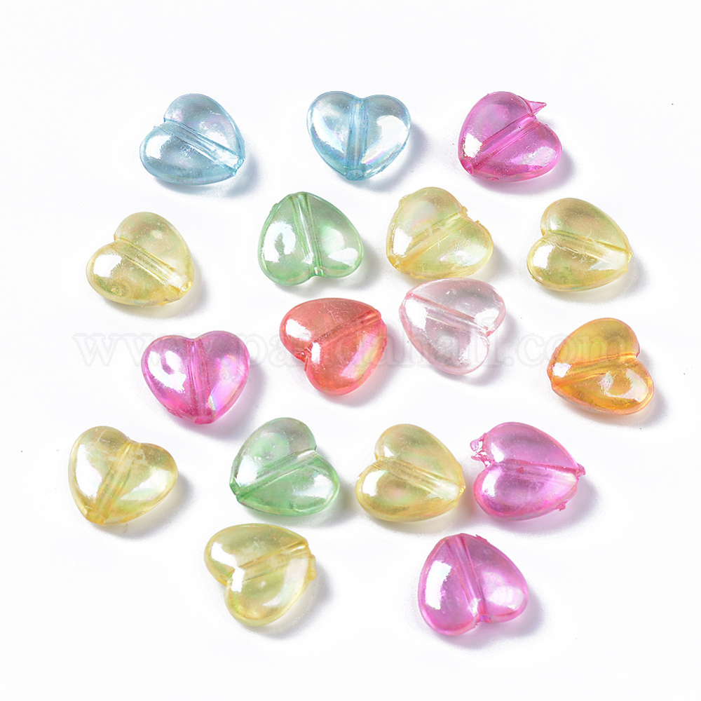 100 Perline A Croce Ovali, In Plastica Trasparente, Perfette Per Lavori
