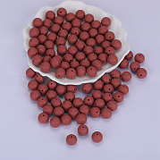 Круглые силиконовые фокусные бусины SI-JX0046A-79