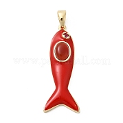 Подвески из натурального сердолика (окрашенные и нагретые) KK-Z137-19G-02