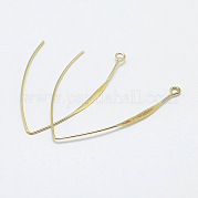 Латунные крючки для сережек KK-F728-03G-NF