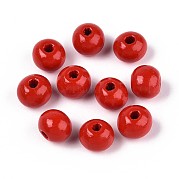 Круглые бусины из натурального дерева схима WOOD-A018-8mm-07