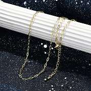 Медные колье из медной цепи NJEW-H049-05G