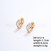 Латунные серьги обруча WV4993-6