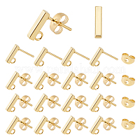 UNICRAFTALE About 56pcs 4 Sizes Lever Back Hook Earrings with Flat