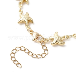 Женские цепочки-колье в виде морской звезды из нержавеющей стали 304 Ocean&nbsp;NJEW-JN05921