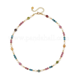 Colliers de perles de culture d'eau douce en pierres précieuses et naturelles pour femmes&nbsp;NJEW-JN06518-01