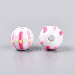 Porcelaine à la main des perles en céramique&nbsp;PORC-Q005-03L