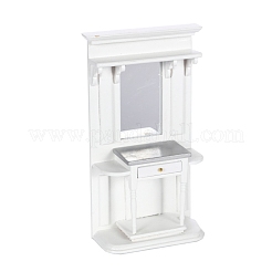 Ornements miniatures de coiffeuse en bois&nbsp;PW-WGE074C-01