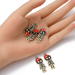 5 шт. Подвески из сплава с эмалью ENAM-YW0002-49B