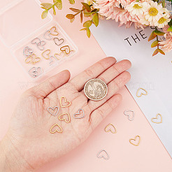 40 шт. 2 цвета 201 соединительные кольца из нержавеющей стали&nbsp;STAS-SC0004-54