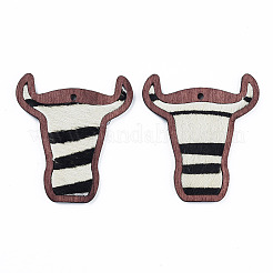 Большие подвески из экологически чистой воловьей кожи FIND-N049-12-07