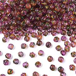 Cuentas de vidrio transparente de Picasso&nbsp;SEED-Q039-04O