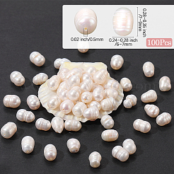 100 шт. бусины из натурального пресноводного жемчуга PEAR-LT0001-11