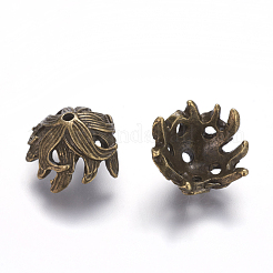 Крышки для бусин тибетского стиля X-TIBE-A23247-AB-FF