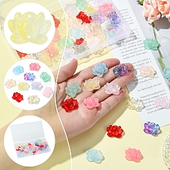 60 шт. 10-х цветные стеклянные бусины для выпечки GLAA-FS0002-01