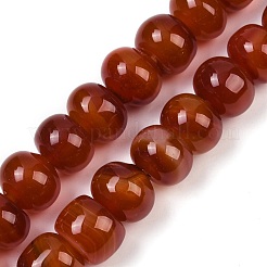 Окрашенные естественный агат бисер пряди&nbsp;G-U030-A01-02