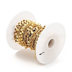 Реечное покрытие настоящих латунных бордюрных цепей KK-E015-01G