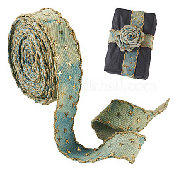 5 ярд полиэстеровой ленты для тиснения с 3D-звездой и золотом&nbsp;OCOR-TAC0023-14A