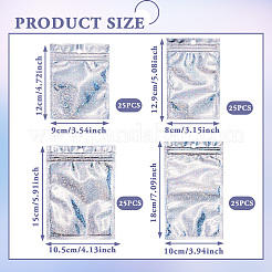 40 шт. 4 стиля лазерных пластиковых пакетов с застежкой-молнией&nbsp;OPP-TA0001-11