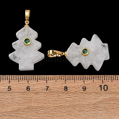 Naturquarz Kristall Anhänger&nbsp;G-P628-04G-05