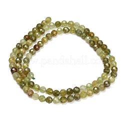 Natürlichen grünen Granat Perlen Stränge&nbsp;GG-CBA77FB-B11-4mm