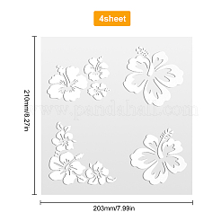 4 лист светоотражающих наклеек для животных&nbsp;DIY-GF0003-98B