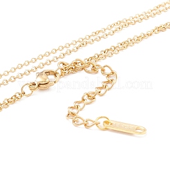 Ожерелья из нержавеющей стали 304 NJEW-M189-07G