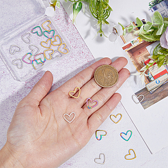 24 шт. 3 цвета 201 соединительные кольца из нержавеющей стали&nbsp;STAS-DC0015-23