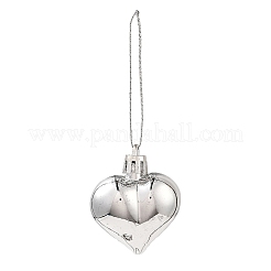 День святого Валентина гальванические пластиковые подвески в форме сердца украшения&nbsp;KY-D020-02B
