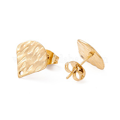Boucles d'oreilles à tige en acier inoxydable 304&nbsp;STAS-G270-02G-06