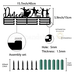 Модная железная вешалка для медалей ODIS-WH0037-111