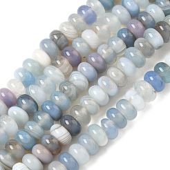 Натуральные полосатые агатовые бусы&nbsp;G-F790-I01-01A