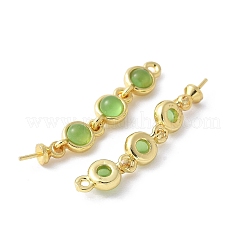 Латунные стеклянные винты с ушком KK-K399-15G