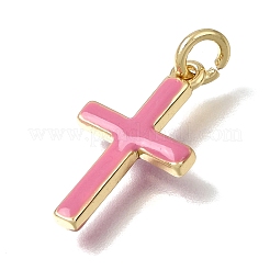 Pendentifs d'émail en laiton &nbsp;KK-CBAEEA8-10D-G