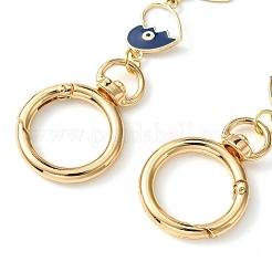 Цепи-удлинитель сумки из эмали сглаза из сплава AJEW-BA00132-03