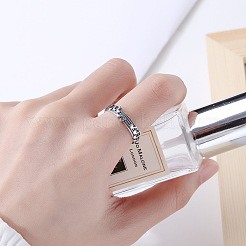 Музыкальная нота 925 регулируемые кольца из стерлингового серебра FS-WG761CA-01