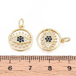 Латунные микро проложить кубического циркония подвески KK-T071-101G