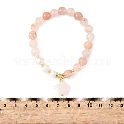 Stretch-Armbänder aus natürlichem&nbsp;BJEW-JB14193