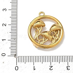 Pendentifs en acier inoxydable 304 sur le thème de l'océan&nbsp;STAS-I367-02G-10