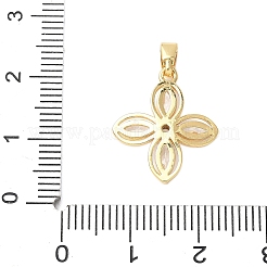 Латунные микро проложить кубического циркония подвески&nbsp;KK-D357-14B-G