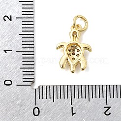 Подвески из латуни с прозрачным фианитом&nbsp;KK-G554-08B-G