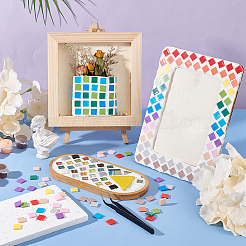 240 шт. двухцветные непрозрачные акриловые кабошоны DIY-OC0011-65