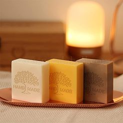 Комплект головки штампа из латуни и ручки из грушевого дерева AJEW-OC0002-85O