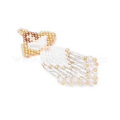 Подвески-ангелы из стеклянных бисеров&nbsp;PALLOY-MZ0089296-02