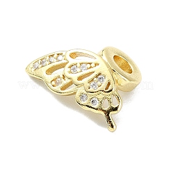 Покрытие стойки латунь микропаве прозрачные кубические циркониевые бусины KK-U014-13G