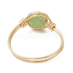 Кольца из натурального кварца&nbsp;RJEW-JR00968-02