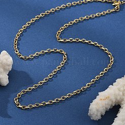 Ожерелья из цепочек из нержавеющей стали 304 толщиной 3 мм NJEW-T016-09G