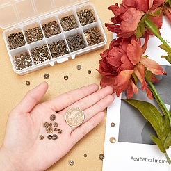 Тибетском стиле сплав Шарики прокладки&nbsp;TIBE-PH0003-01