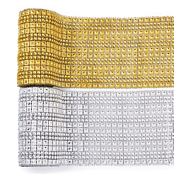 16 ряд пластиковая алмазная сетка обернуть рулон горный хрусталь хрустальная лента торт свадебные украшения&nbsp;DIY-TA0008-45